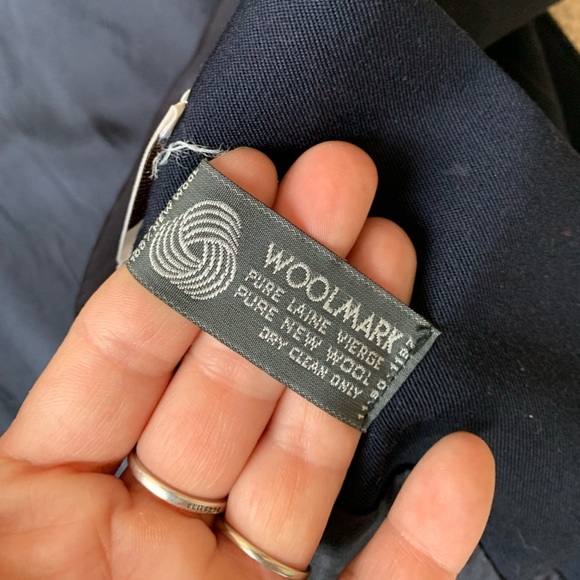 Vintage Claire Woolmark Overcoat Neiman Marcus sz Medium PW15 - Picture 10 of 11